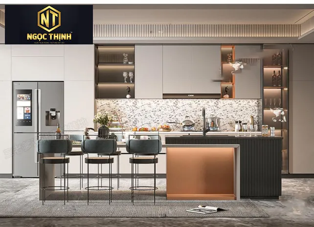 Xưởng Nội Thất Ngọc Thịnh - Tủ bếp gỗ công nghiệp chỉ từ 3 triệu